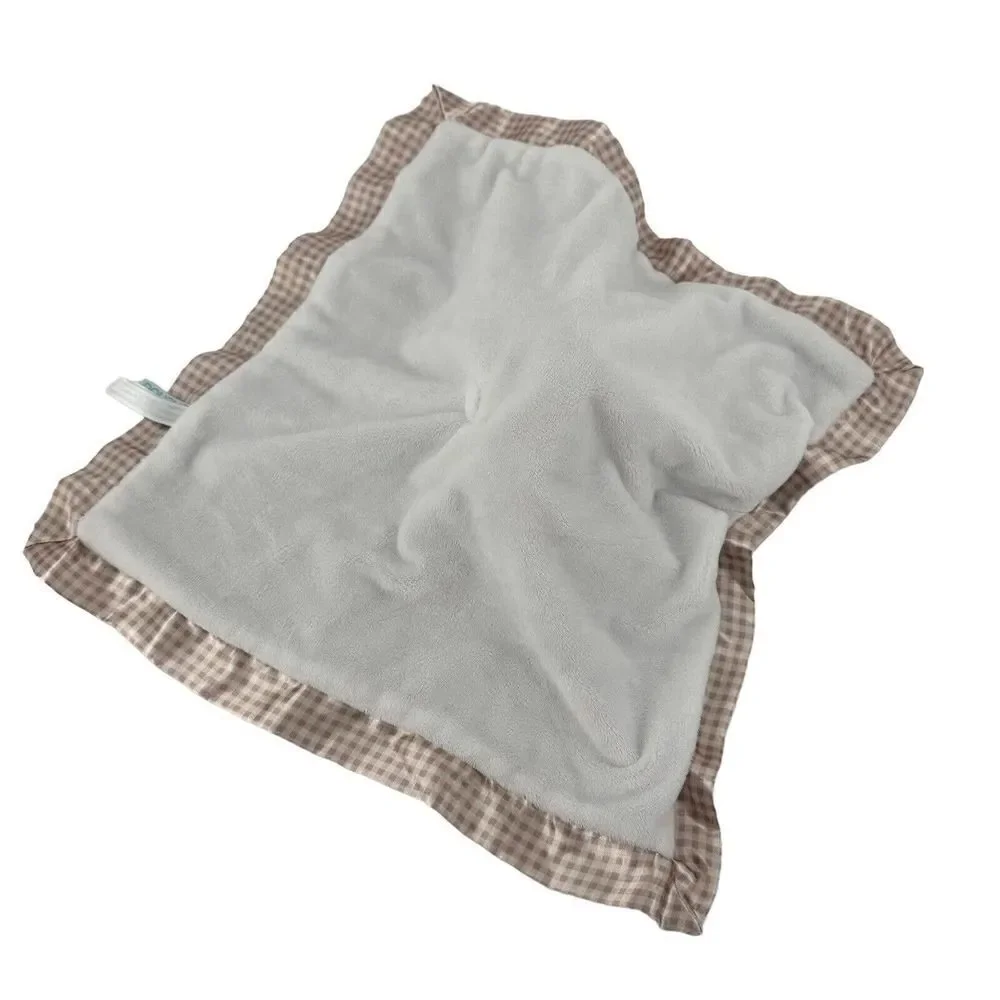 Sloth Lovey Douglas Baby Plush Comfort Brown Satin Trim Leaf New Born Cozy Soft